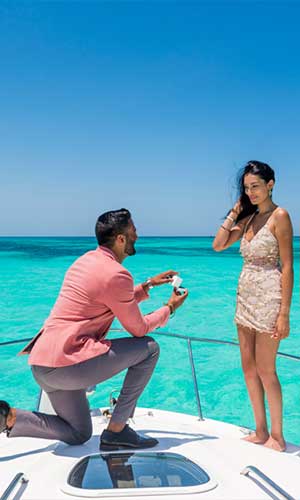 Propuesta de Matrimonio en Cancún en Yate